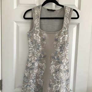 Fit and flare spring dress. Small. Worn once.